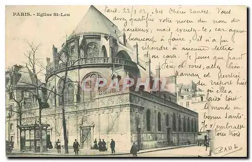 Cartes postales Paris Eglise St Leu