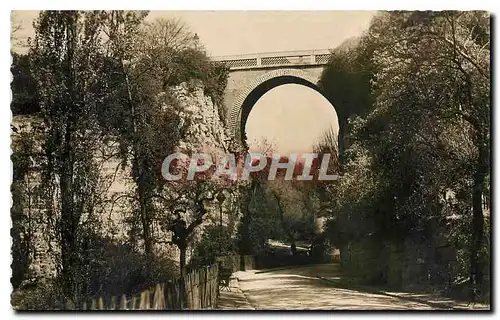 Cartes postales Paris les buttes chaumont le pont