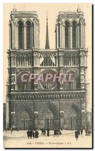 Cartes postales Paris Notre Dame