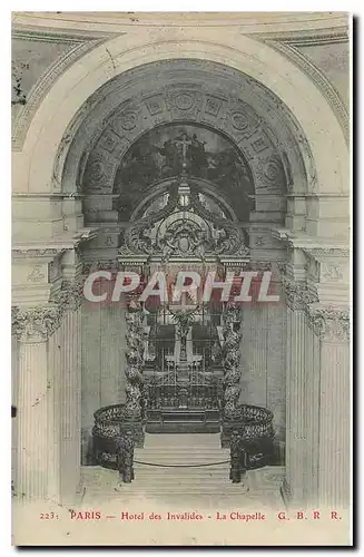Cartes postales Paris Hotel des Invalides la chapelle