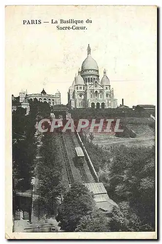 Cartes postales Paris la Basilique du Sacre Coeur