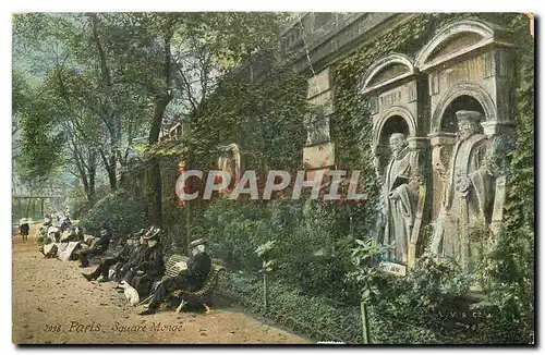 Cartes postales Paris Square Monge