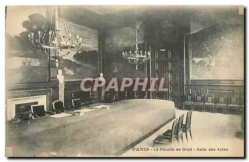 Cartes postales Paris la Faculte de Droit Salle des Actes