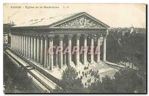 Cartes postales Paris Eglise de la Madeleine