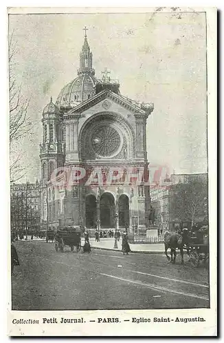 Cartes postales Collection Petit Journal Paris Eglise Saint Augustine