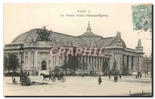 Ansichtskarte AK Paris le Grand Palais Champs Elysees