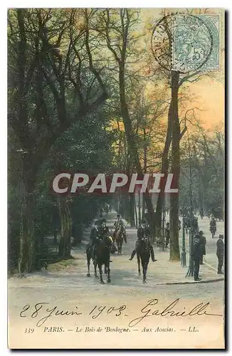 Ansichtskarte AK Paris le Bois de Boulogne Aux Acacias Chevaux