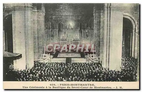 Cartes postales Paris Montmartre une ceremonie a la Basilique du Sacre Coeur de Montmartre