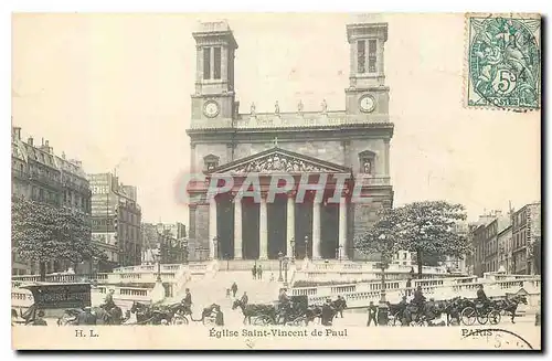 Cartes postales Paris Eglise Saint Vincent de Paul