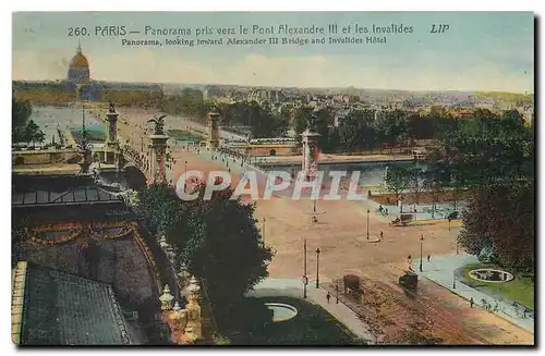 Ansichtskarte AK Paris Panorama pris vers le Pont Alexandre III et les Invalides