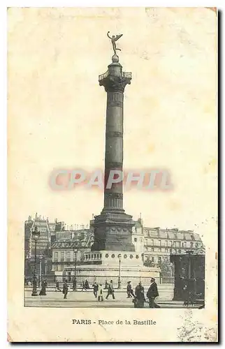 Cartes postales Paris Place de la Bastille