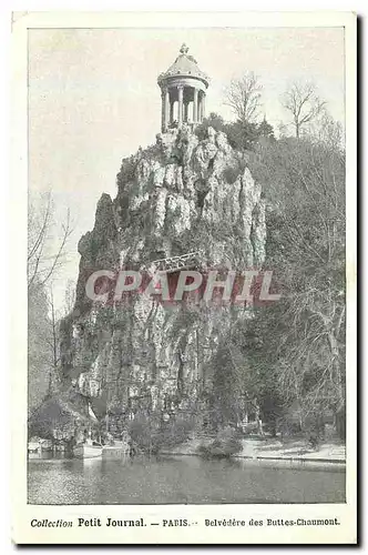 Cartes postales Collection Petit Journal Paris Belvedere des Buttes Chaumont