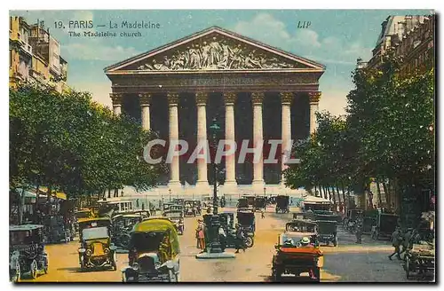 Cartes postales Paris la Madeleine