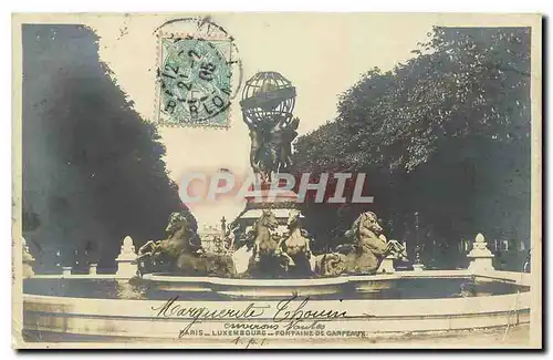 Cartes postales Paris Luxembourg Fontaine de Carpeaux