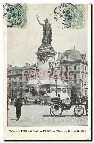 Ansichtskarte AK Collection petit Journal Paris Place de la Republique