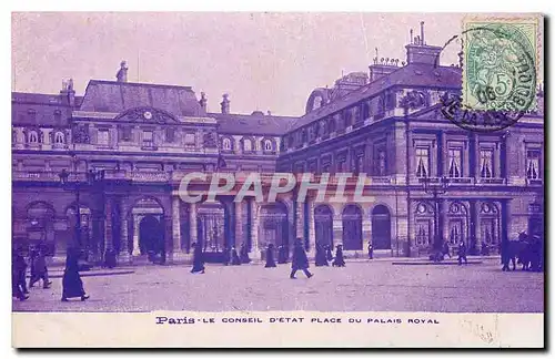 Ansichtskarte AK Paris le Conseil d'Etat Place du palais Royal