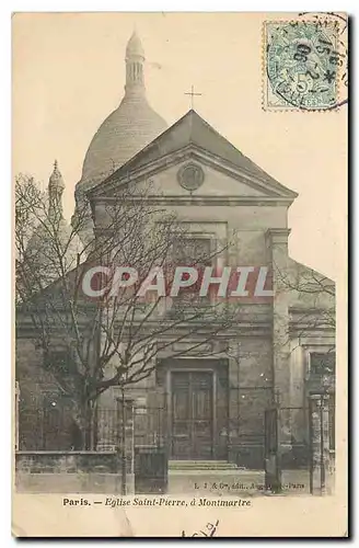 Cartes postales Paris Eglise Saint Pierre a Montmartre