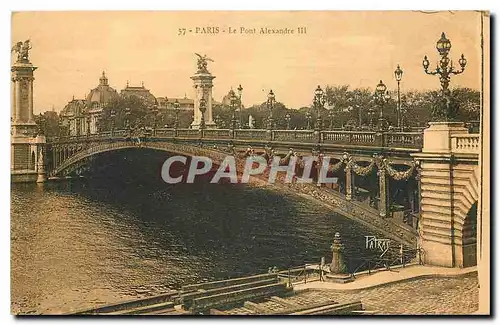 Cartes postales Paris le Pont Alexandre III