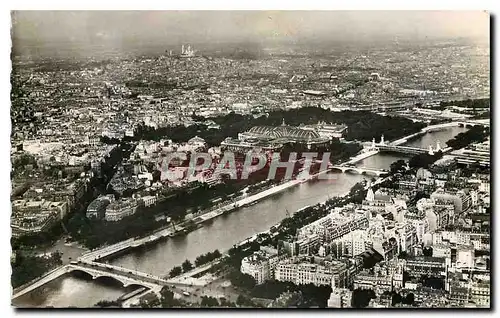 Ansichtskarte AK Paris en Flanant vue panoramique prise de la Tour Eiffel sur la Seine et la Butte Mentmartre