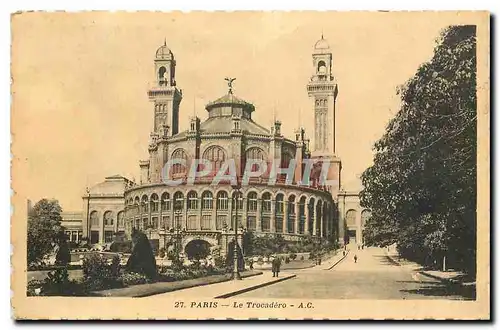 Cartes postales Paris le Trocadero