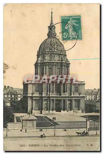 Cartes postales Paris le Dome des Invalides