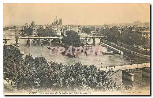 Ansichtskarte AK Paris Panorama de la Cite vue prise du Louvre