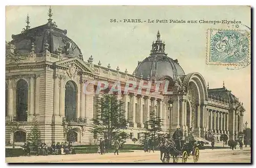 Ansichtskarte AK Paris le Petit Palais aux Champs Elysees