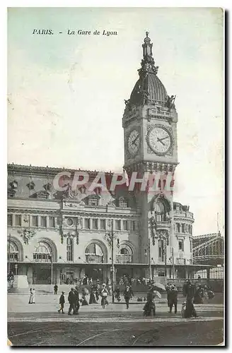 Cartes postales Paris la Gare de Lyon