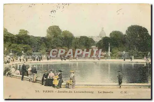 Cartes postales Paris Jardin du Luxembourg le Bassin