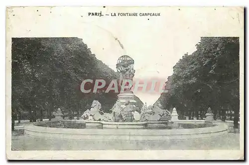 Cartes postales Paris la Fontaine Carpeaux