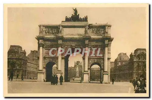 Ansichtskarte AK Paris en Flanant l'Arc de Triomphe du Carrousel