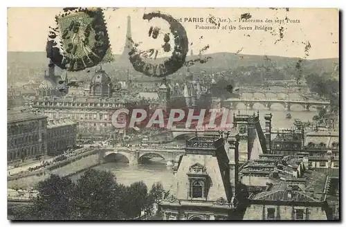 Cartes postales Tout Paris Panorama des Sept Ponts