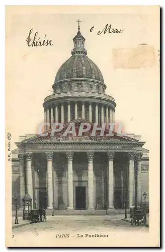 Cartes postales Paris le Pantheon