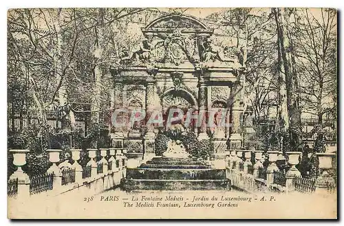 Ansichtskarte AK Paris la Fontaine Medicis Jardin du Luxembourg