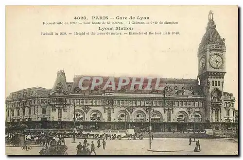 Cartes postales Paris Gare de Lyon