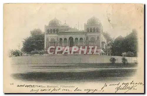 Cartes postales Paris Parc Montsouris l'Observatoire