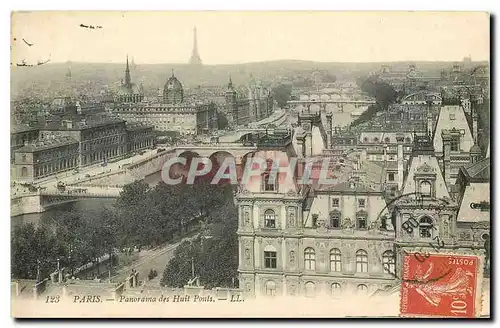 Ansichtskarte AK Paris Panorama des Huit Ponts