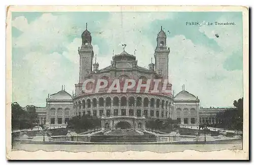 Cartes postales Paris le Trocadero