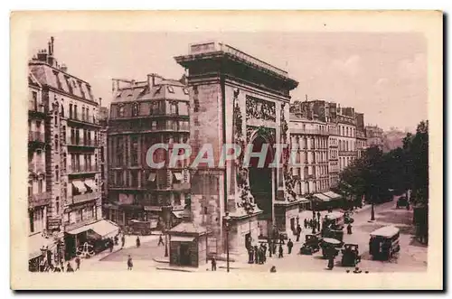 Cartes postales Paris les Grands Boulevard la Porte St Denis