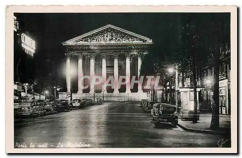 Cartes postales moderne Paris la Nuit la Madeleine