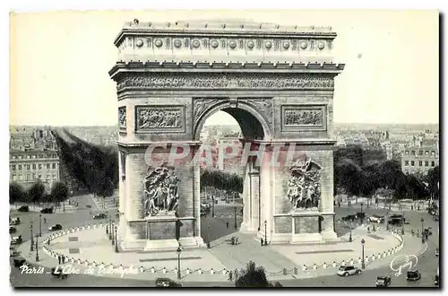 Cartes postales Paris l'Arc de Triomphe