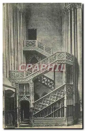 Cartes postales Escalier Cathedrale de Rouen