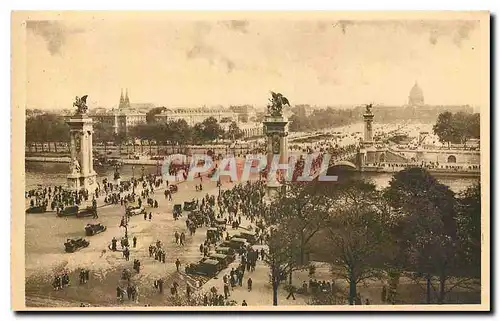 Ansichtskarte AK Paris Pont Alexandre III et l'esplanade des Invalides