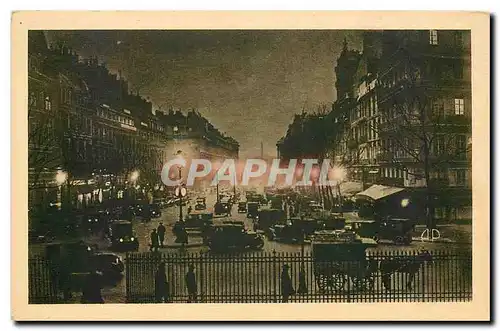 Ansichtskarte AK Paris la Nuit Rue Royale