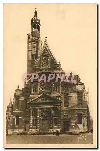 Cartes postales Paris en Flanant l'eglise Saint Etienne du Mont