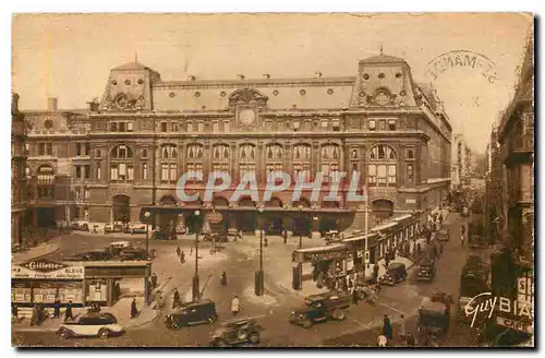 Ansichtskarte AK Paris et ses merveilles gare Saint Lazare cour du Havre