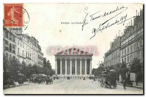 Cartes postales Paris la Madeleine