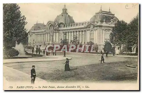 Ansichtskarte AK Paris Le Petit Palais avenue Alexandre III