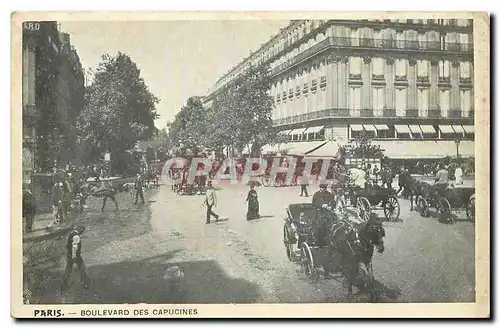 Cartes postales Paris boulevard des capucines