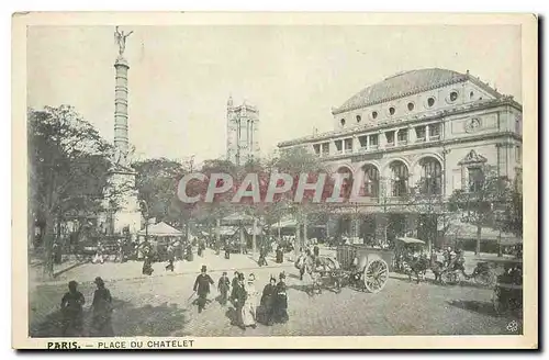 Cartes postales Paris Place du Chatelet